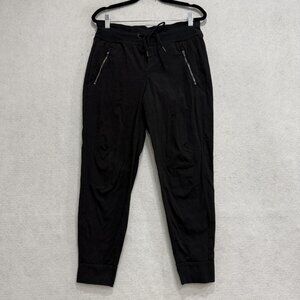 Athleta Trekkie North Jogger Pants Womens 6 Black Hiking Travel Nylon Stretch